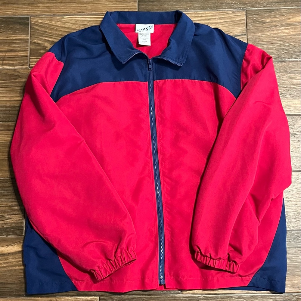 Irvine Park Red and Blue Jacket Size XXL Vintage